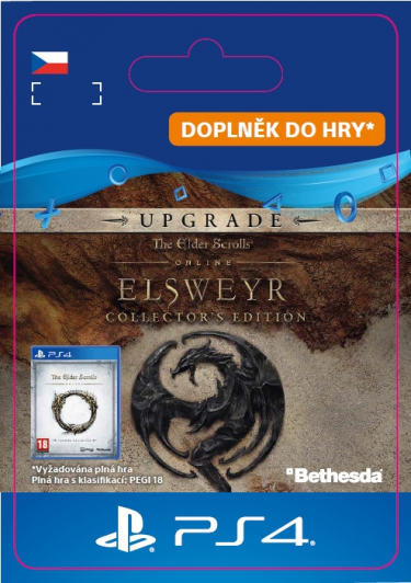 The Elder Scrolls Online: Elsweyr Collector\'s Edition Upgrade (PS4 DIGITAL) (PS4)