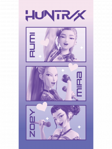 Ručník KPop Demon Hunters - Huntrix