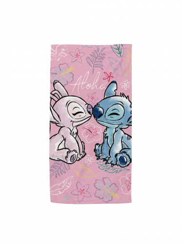 Ručník Lilo & Stitch - Stitch Pink