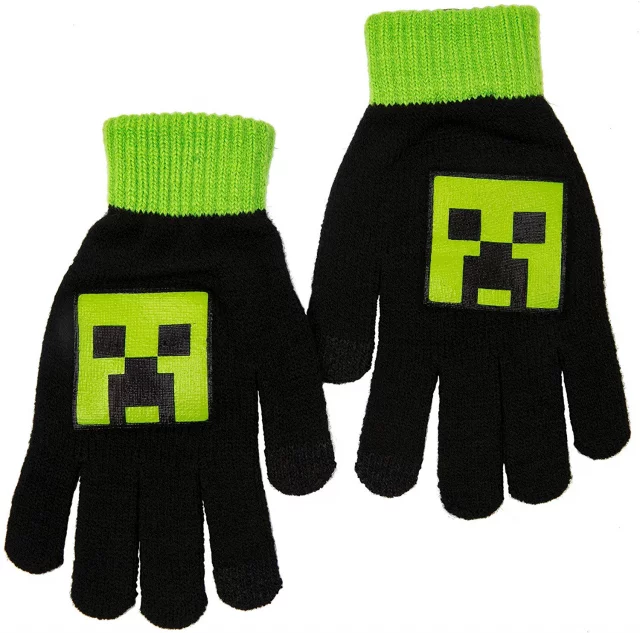 Rukavice dětské Minecraft - Creeper