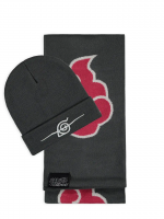 Čepice se šálou Naruto - Akatsuki
