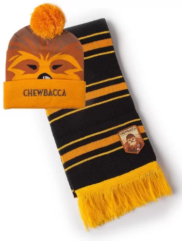 Čepice se šálou Star Wars - Chewbacca