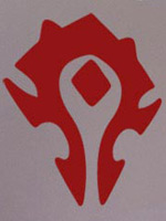 Samolepka World of Warcraft Horde symbol