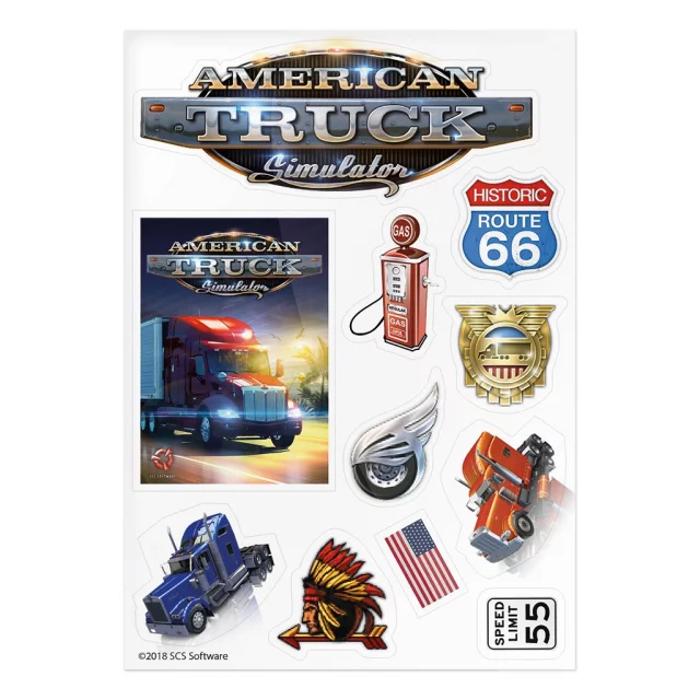 Samolepky American Truck Simulator