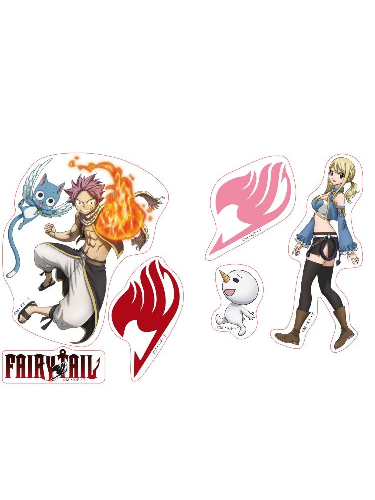 ABYstyle Samolepky Fairy Tail - Natsu & Lucy