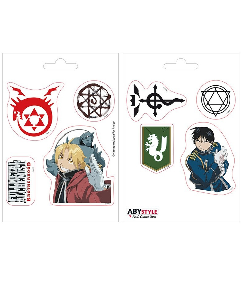 ABYstyle Samolepky Fullmetal Alchemist - Elric & Mustang