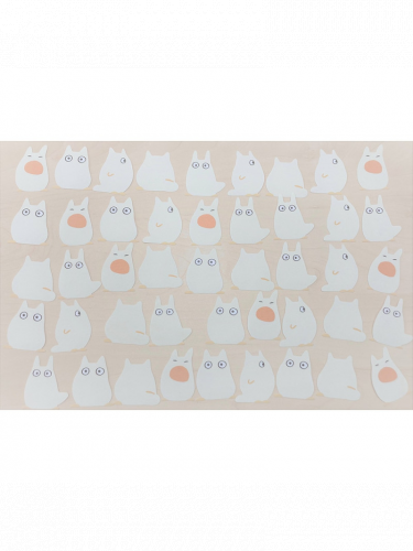 Samolepící bloček Ghibli - Small Totoro (My Neighbor Totoro)