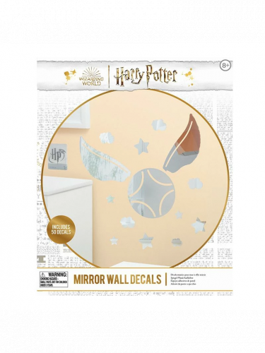 Samolepky Harry Potter - Golden Snitch zrcadlo (50 ks)