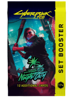 Karetní hra Cyberpunk TCG: Welcome to Night City - Booster (12 karet)