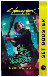 Karetní hra Cyberpunk TCG: Welcome to Night City - Booster (12 karet) - Sběratelská karetní hra TCG