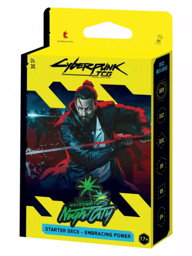 Karetní hra Cyberpunk TCG: Welcome to Night City - Starter Deck - Embracing Power