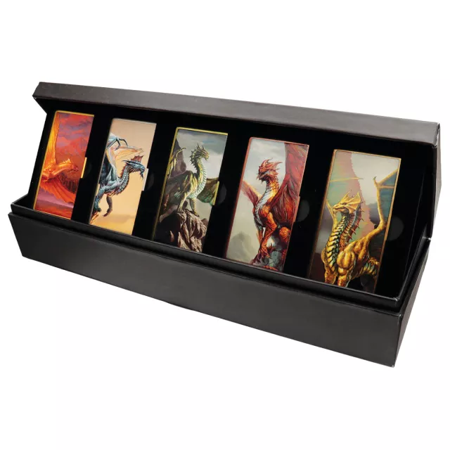 Sada ingotů Dungeons & Dragons - Metallic Dragons Set (5 ks) - Kusově limitováno