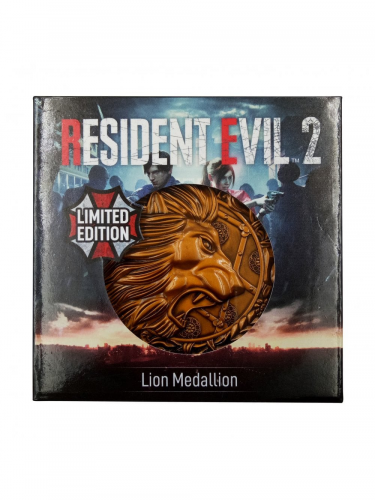 Sběratelská mince Resident Evil 2 - Lion Medallion