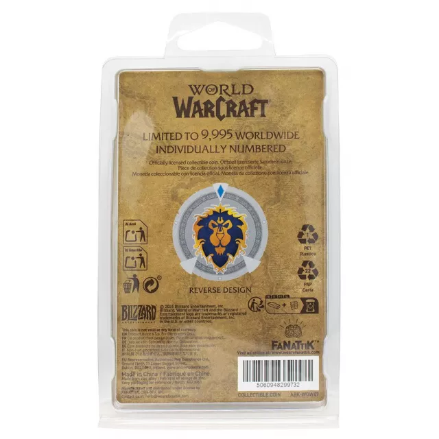 Sběratelská mince World of Warcraft - Alliance & Horde - Kusově limitováno