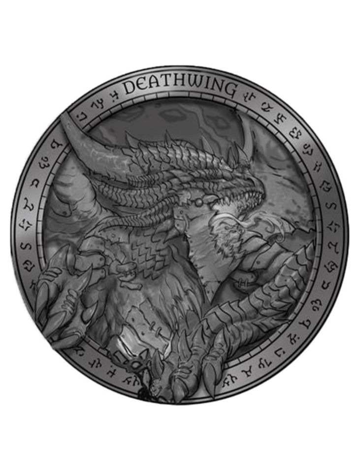 FS Holding Sběratelská mince World of Warcraft - Deathwing Commemorative Bronze Medal