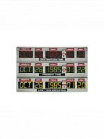 Sběratelská plaketka Back To The Future - 40th Anniversary Time Circuits Limited Edition