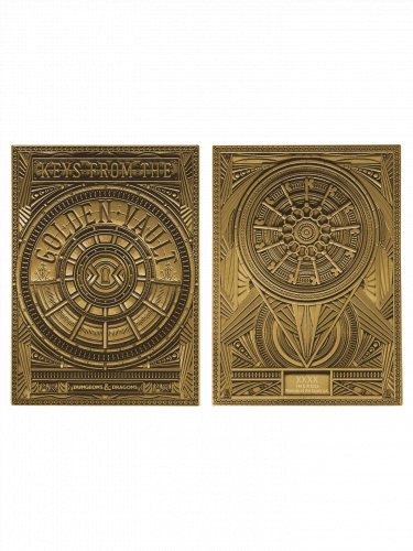 Sběratelská plaketka Dungeons & Dragons - Keys From The Golden Vault Limited Edition