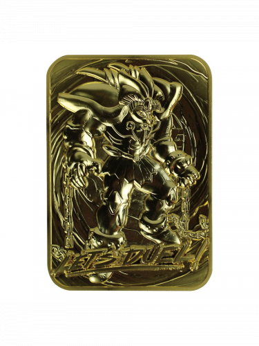 Sběratelská plaketka Yu-Gi-Oh! - Exodia the Forbidden One (pozlacená)