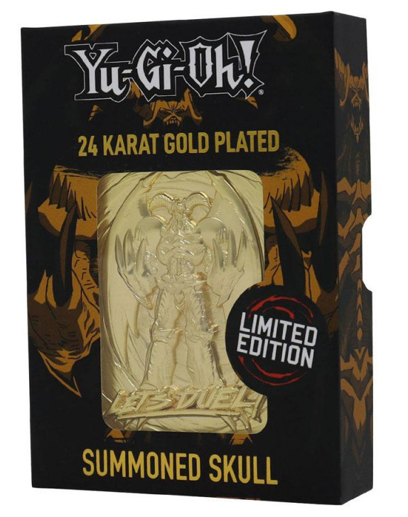 Fanattik Sběratelská plaketka Yu-Gi-Oh! - Summoned Skull (pozlacená)