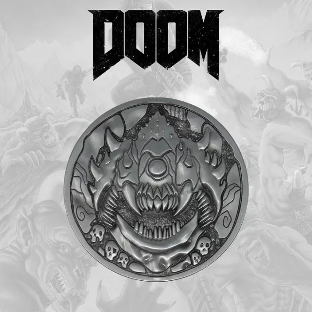 Sběratelský medailon Doom - Set (Cacodemon, Pinky a Baron of Hell)