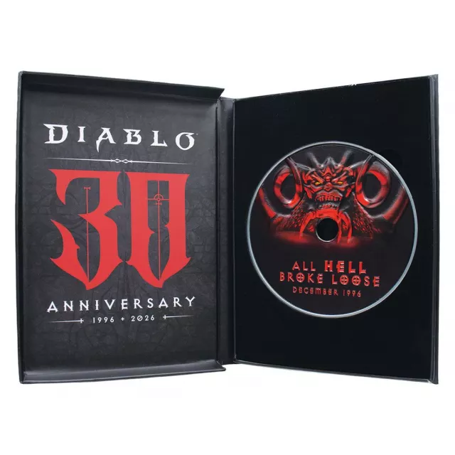 Kovová replika CD-ROM Diablo - All Hell Broke Loose (30th Anniversary) - Kusově limitováno