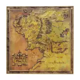 Kovová replika mapy The Lord of the Rings - Limited Edition - Kusově limitováno