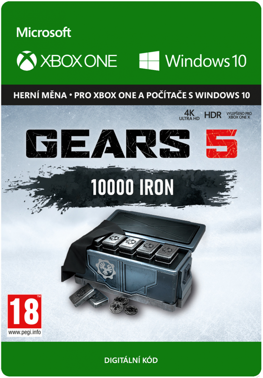 Gears 5 - Virtuální měna - 10 000 želez (XBOX DIDGITAL) (XBOX)