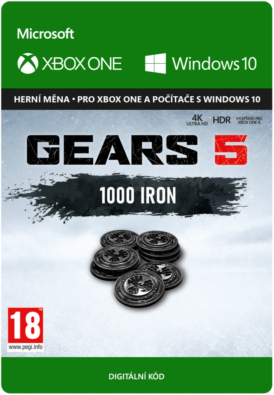 Gears 5 - Virtuální měna - 1000 želez (XBOX DIDGITAL) (XBOX)