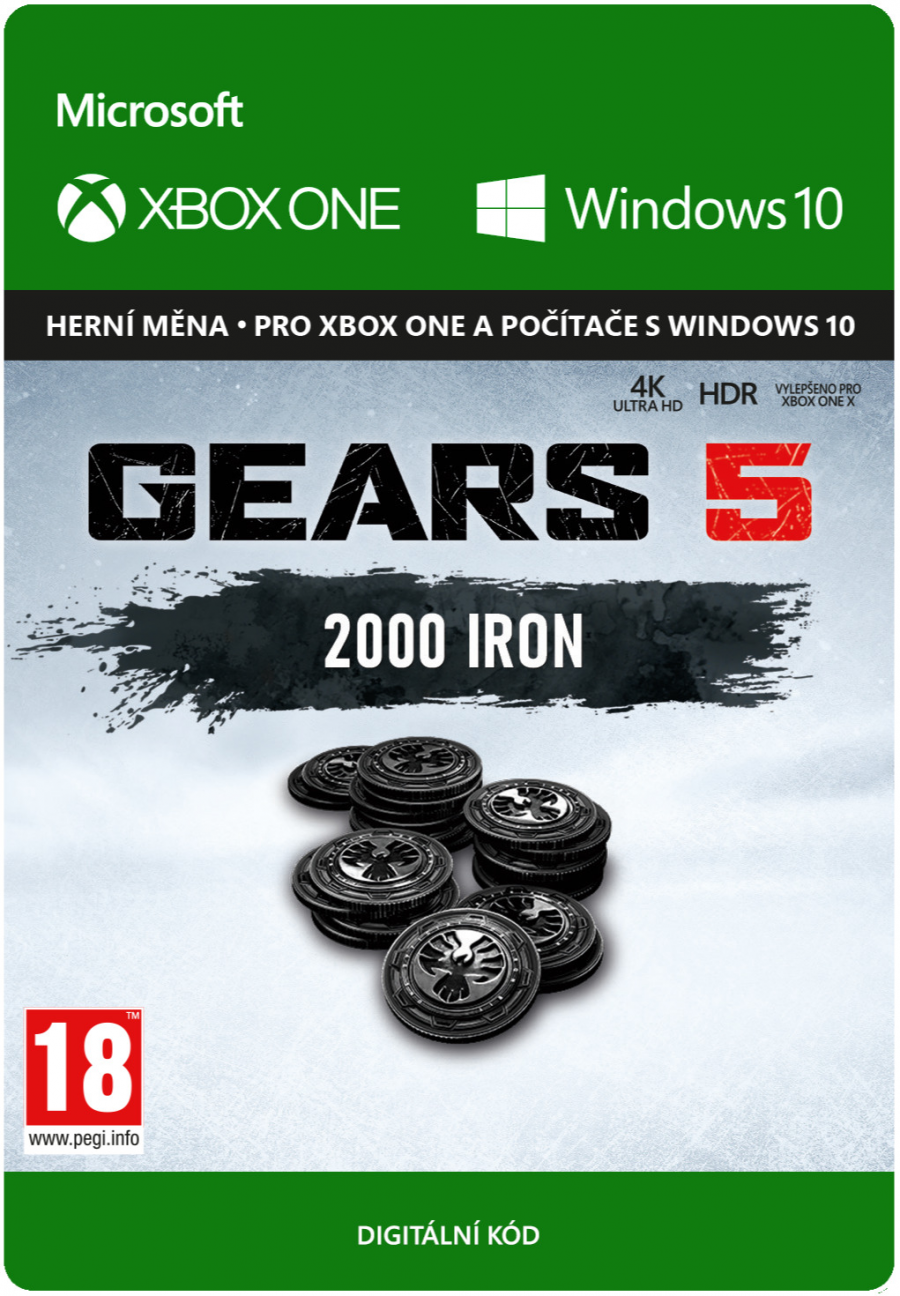 Gears 5 - Virtuální měna - 2000 želez (XBOX DIDGITAL) (XBOX)