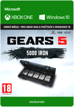 Gears 5 - Virtuální měna - 5000 želez (XBOX DIDGITAL)