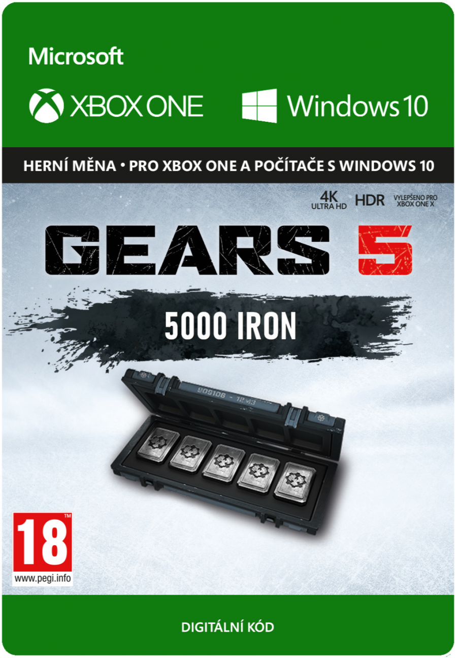 Gears 5 - Virtuální měna - 5000 želez (XBOX DIDGITAL) (XBOX)