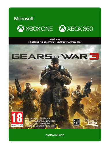 Gears of War 3 - Xbox 360, Xbox One - stažení - ESD (XONE)