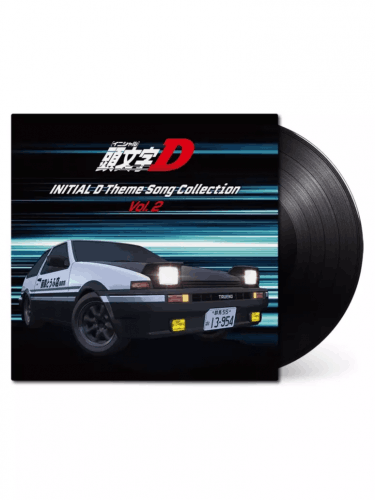 Oficiální soundtrack Initial D: Theme Songs Collection Vol.2 na LP