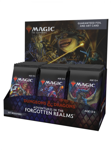 Karetní hra Magic: The Gathering Dungeons and Dragons: Adventures in the Forgotten Realms - Set Booster Box (30 Boosterů)