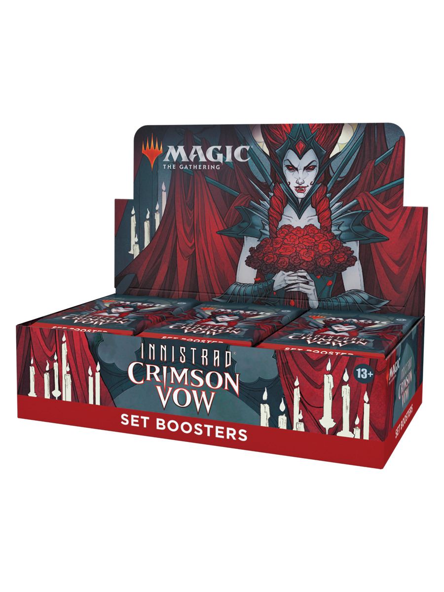 Blackfire Karetní hra Magic: The Gathering Innistrad: Crimson Vow - Set Booster Box (30 boosterů)