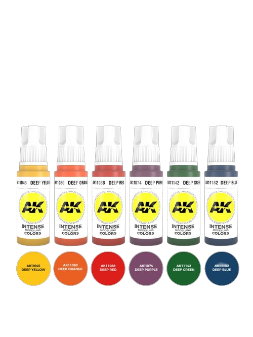 AK-Interactive Barvicí sada AK - Intense colors set