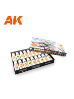 Barvicí sada AK - Signature set Josedavinci 3G (18 colors)