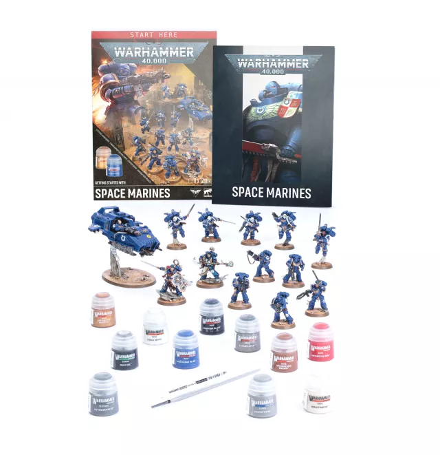 Warhammer 40,000 - Getting Started with Space Marines ENG - Desková hra
