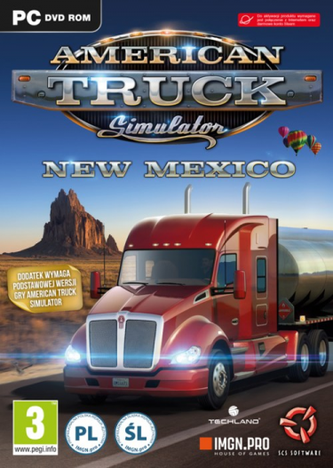 American Truck Simulator: New Mexico (PC) Klíč Steam (DIGITAL)