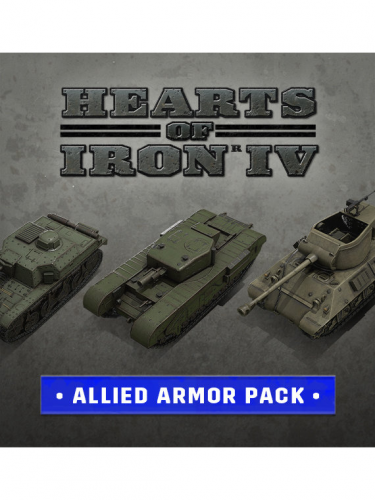 Hearts of Iron IV: Allied Armor Pack (PC) Steam (DIGITAL)