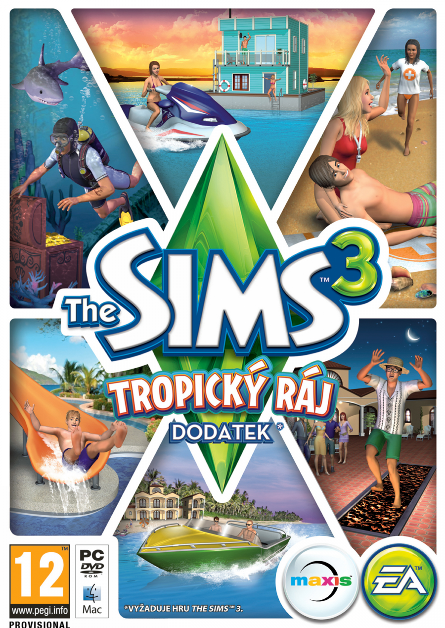 The Sims 3 Tropický ráj (PC) Digital (PC)