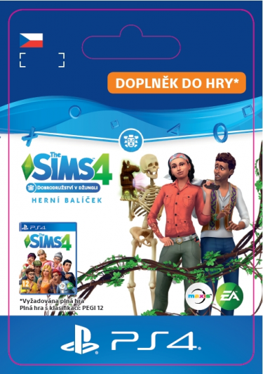 The Sims 4 - Dobrodružství v džungli (PS4 DIGITAL) (PS4)