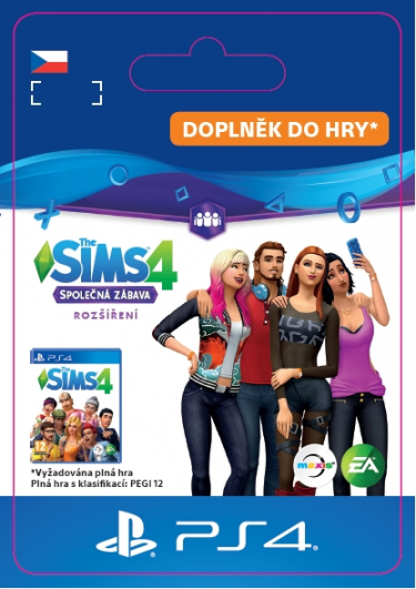 The Sims 4 - Společná zábava (PS4 DIGITAL) (PS4)