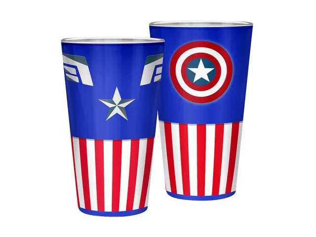 Sklenice Marvel - Cpt. America