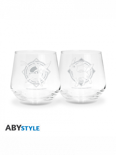 Sklenice Pokémon - Espeon & Umbreon