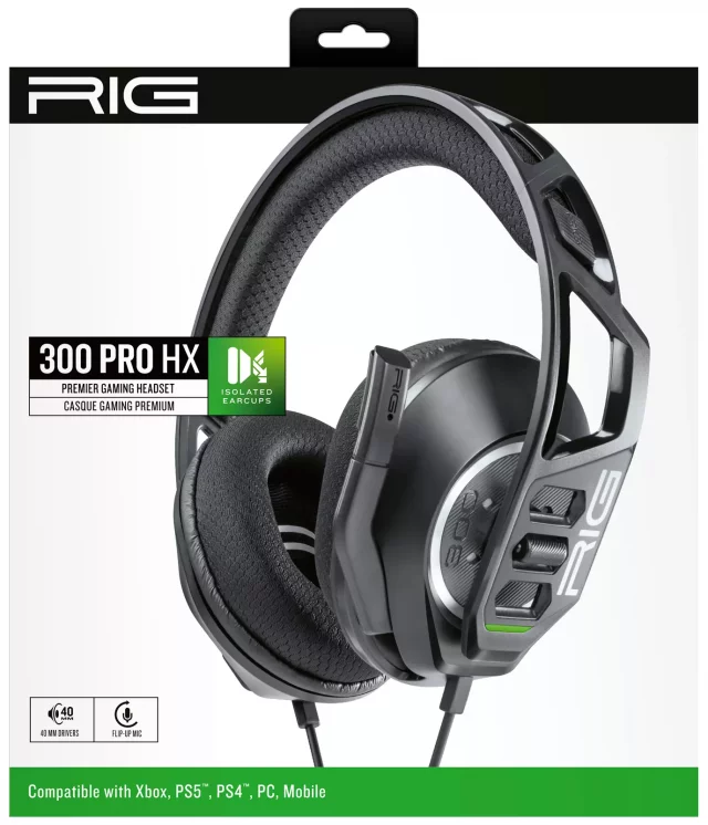 Herní sluchátka RIG 300 PRO HX (Black)