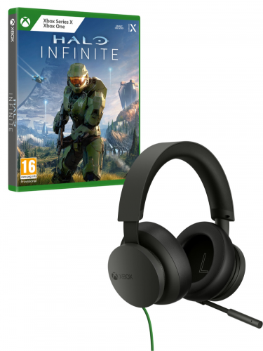 Herní sluchátka s mikrofonem pro Xbox + Halo Infinite (XSX)