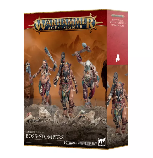 Warhammer Age of Sigmar: Sons of Behemat - Boss-Stompers (3 figurky) - Desková hra