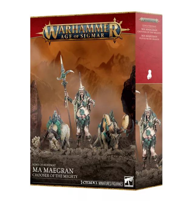 Warhammer Age of Sigmar: Sons of Behemat - Ma Maegran, Chooser of the Mighty (3 figurky) - Desková hra