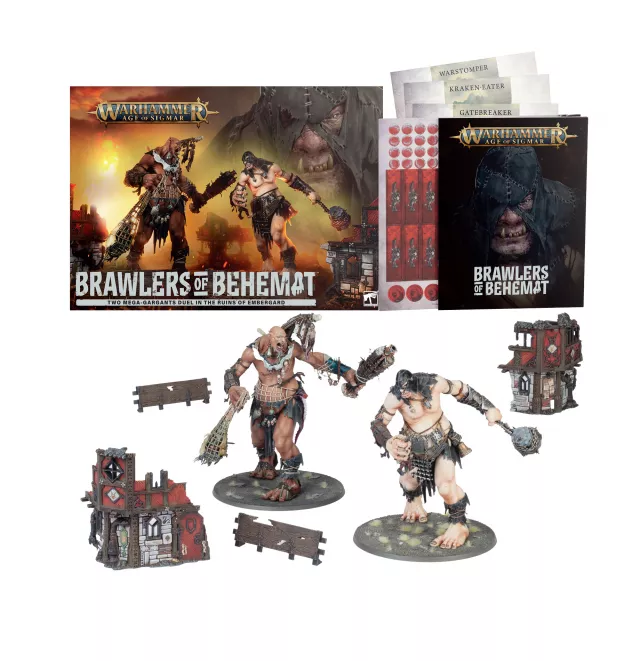 Warhammer Age of Sigmar: Sons of Behemat - Brawlers of Behemat (3 figurky) - Desková hra